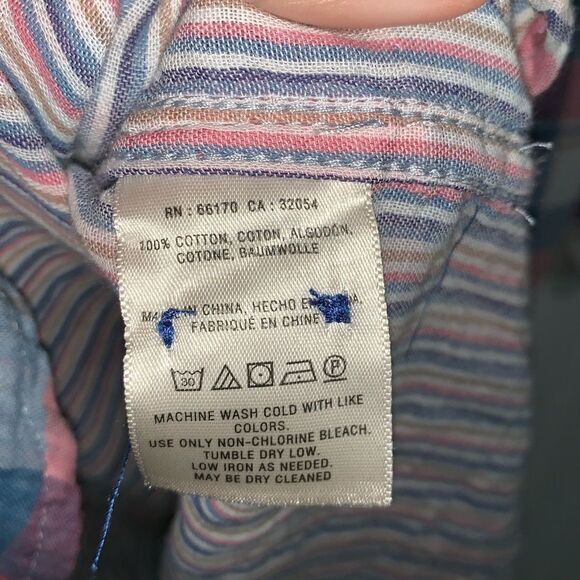 (BOGO FREE) Anthropologie Holding Horses Pink Plaid Gauze Top Shirt sz 2 - Picture 5 of 5